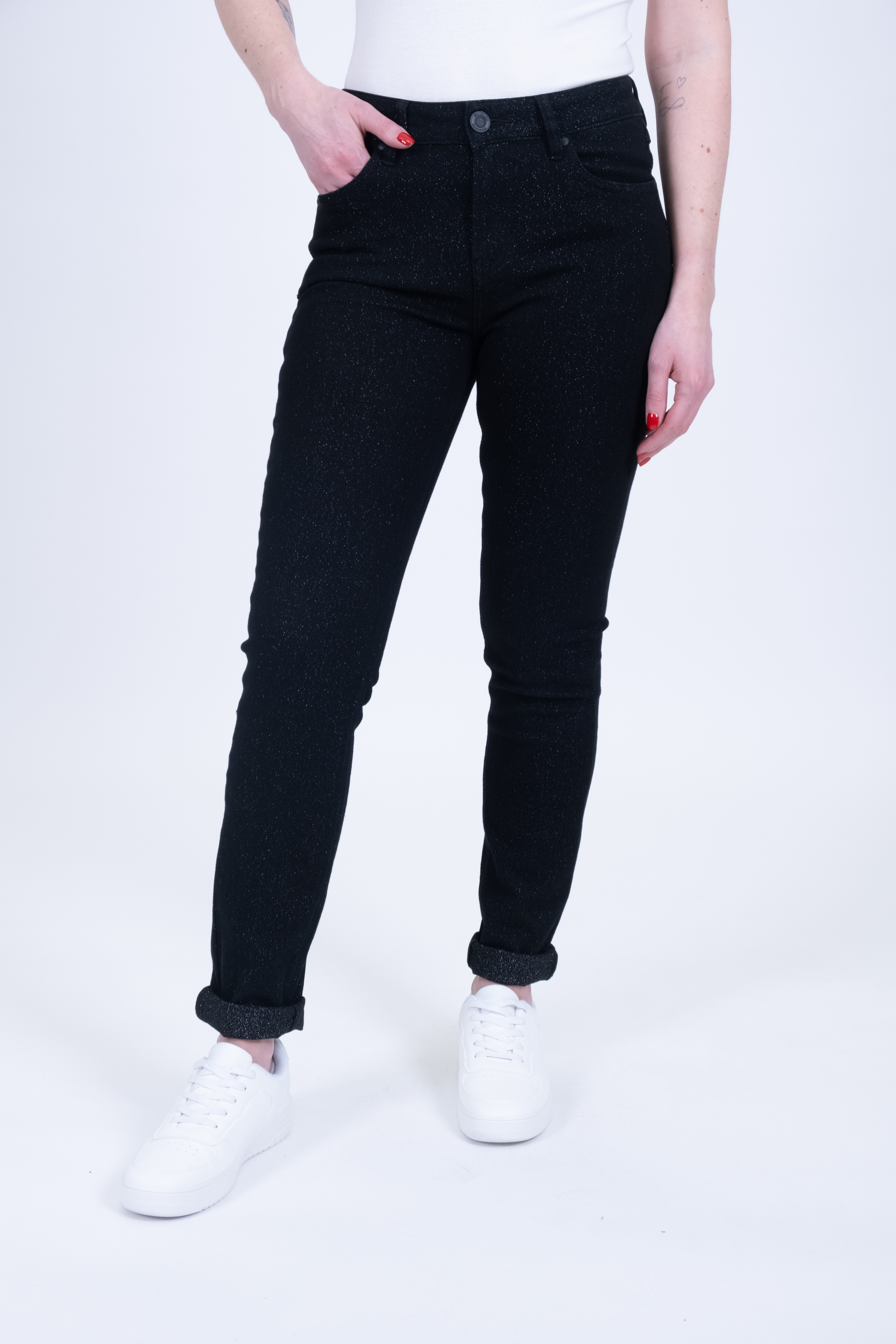 Hannah 30951Y | Mom Fit | Black