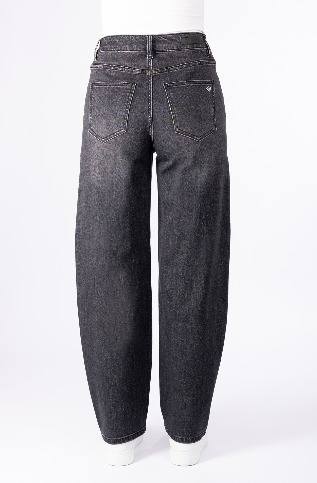 57Ilvy, Barrel-Fit-Jeans, 5-Pocket-Style, O-Shape 