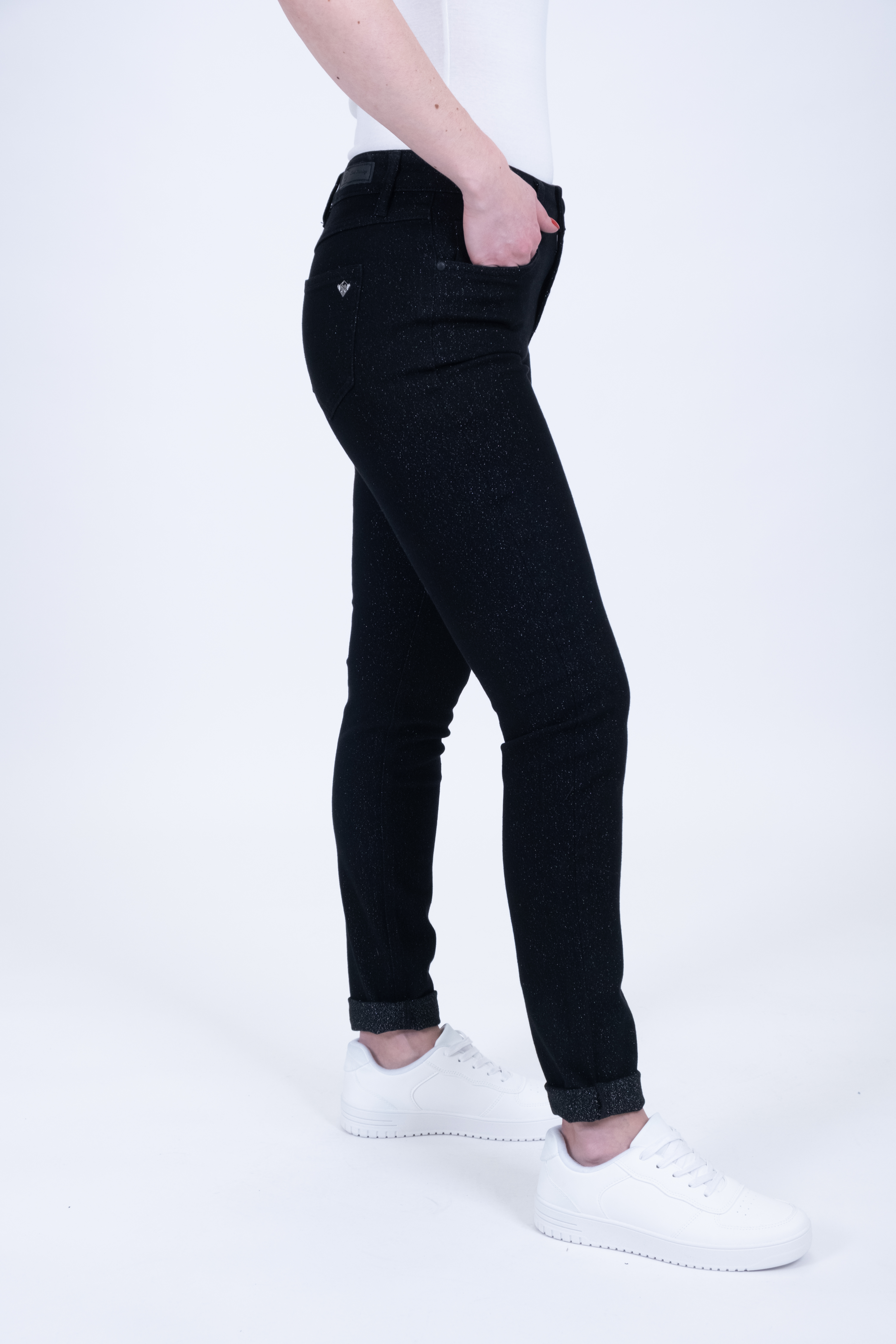 Hannah 30951Y | Mom Fit | Black