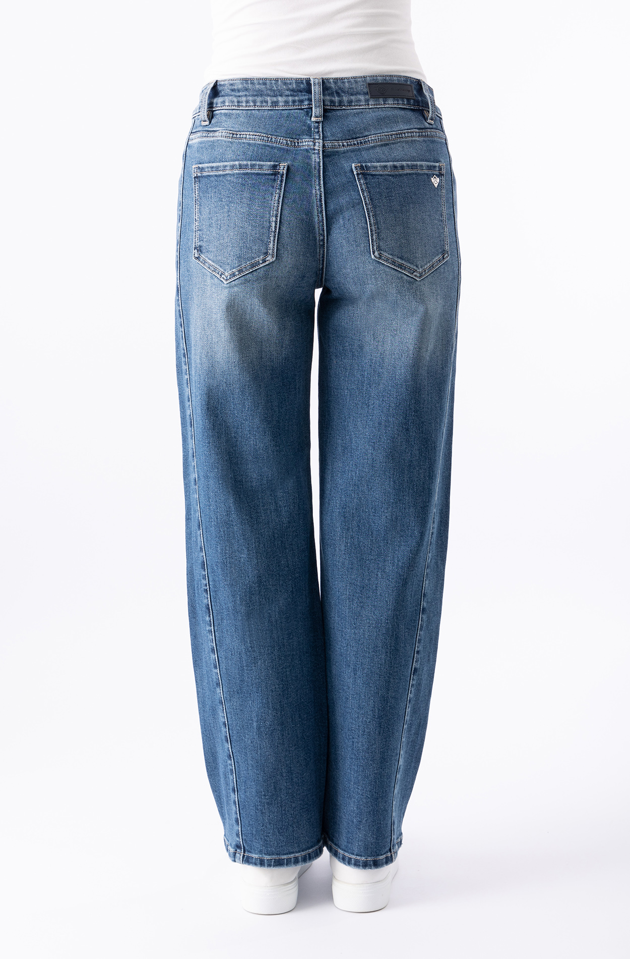 57Farina, Straight-Fit-Jeans, Five-Pocket-Style, authentische Waschung