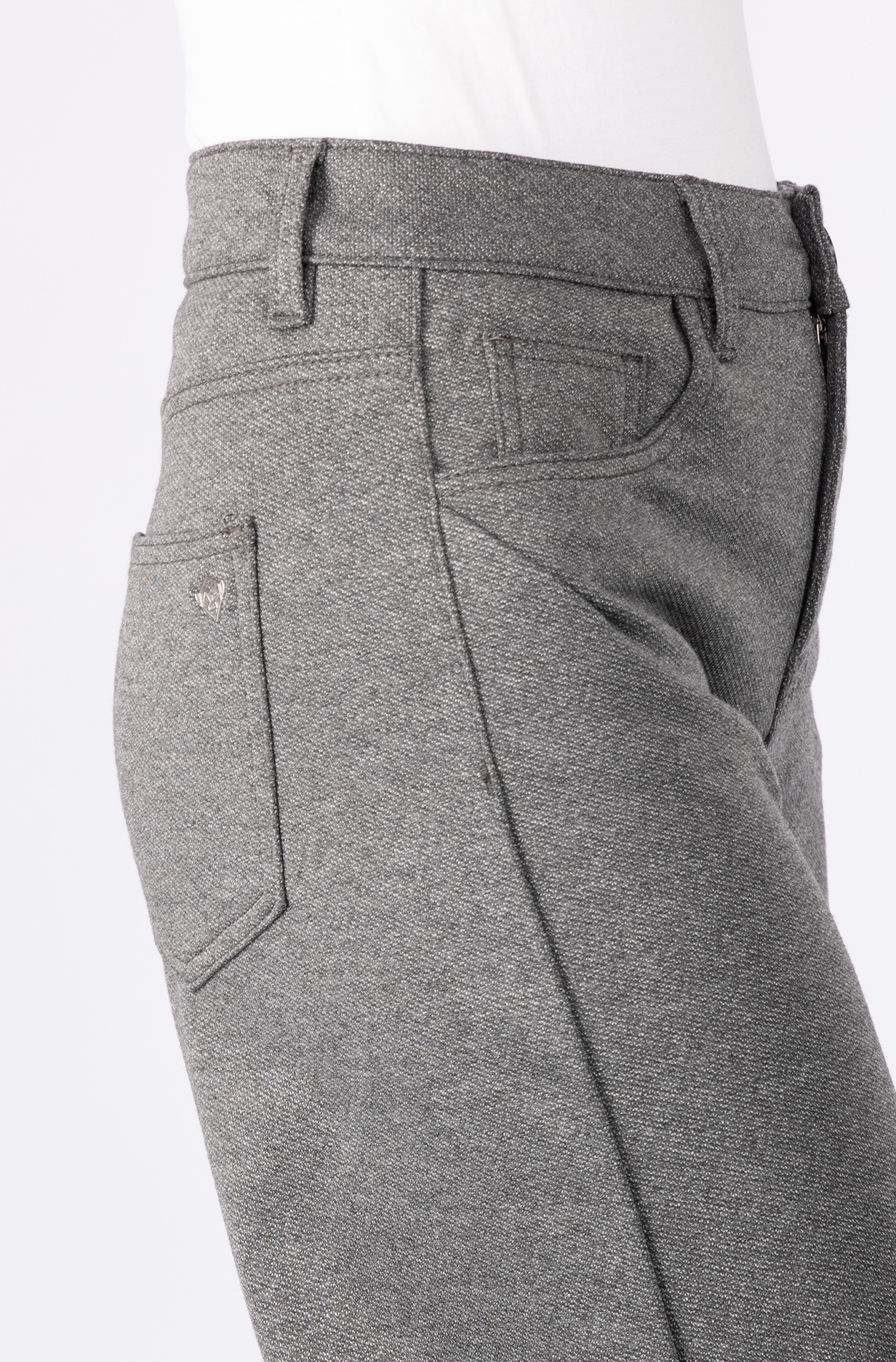 57Ilvy, Barrel-Fit, Non-Denim-Hose, 5-Pocket-Style, O-Shape