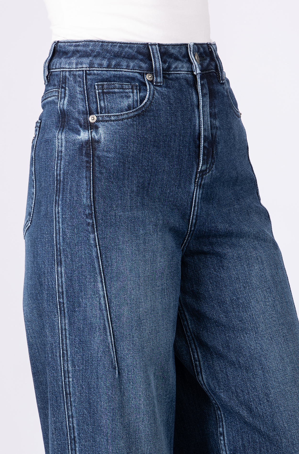 57Becky, Barrel-Fit-Jeans, lockerer Schnitt