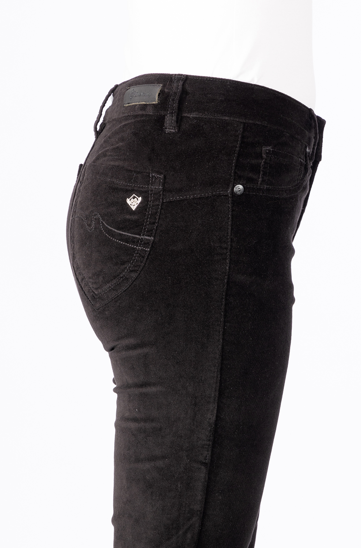 57Cora, Bootcut-Hose, 5-Pocket-Style, Samthose