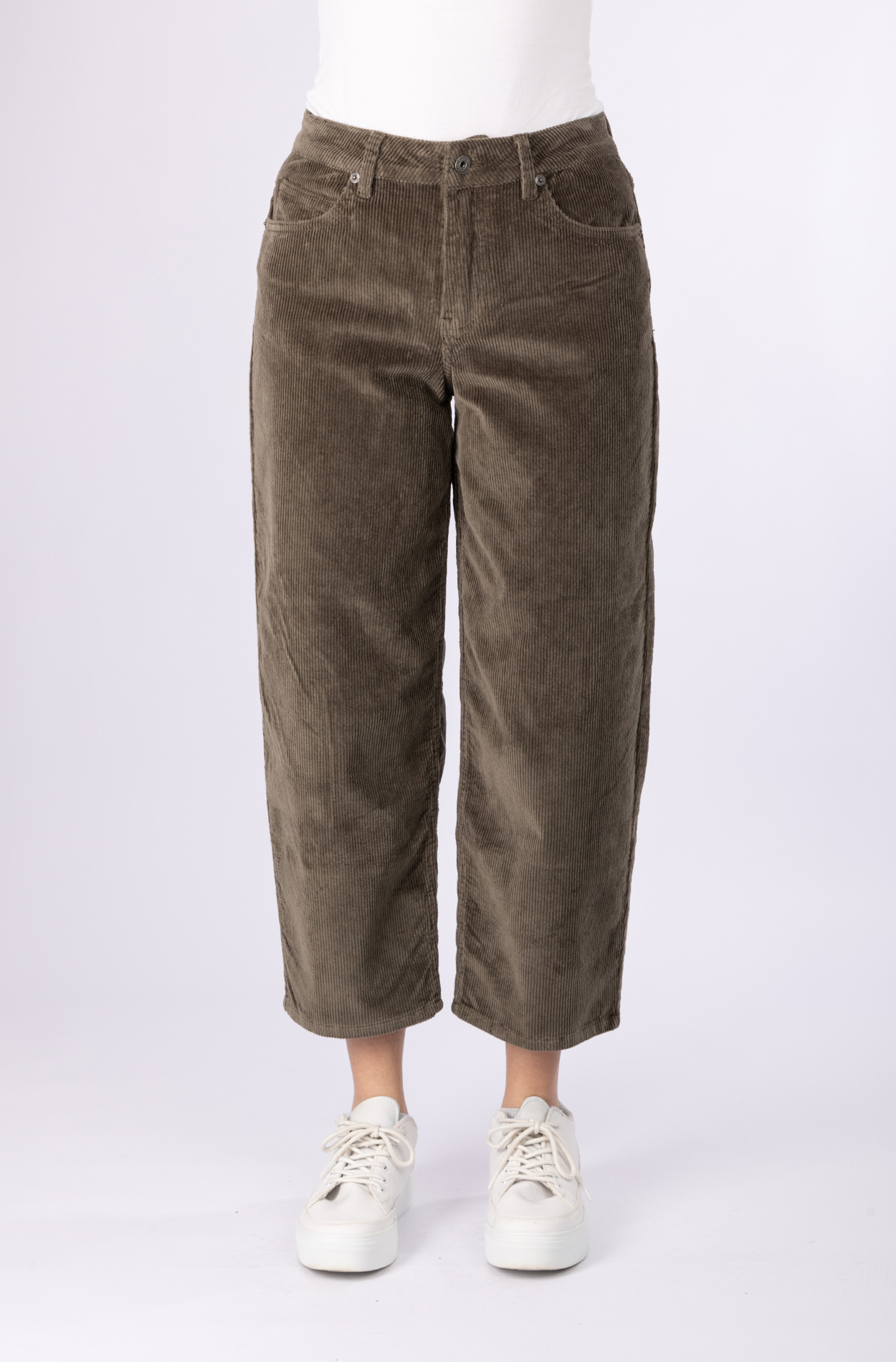 57Vyla, O-Shape-Hose, 5-Pocket-Style, verkürzte Länge, Cord