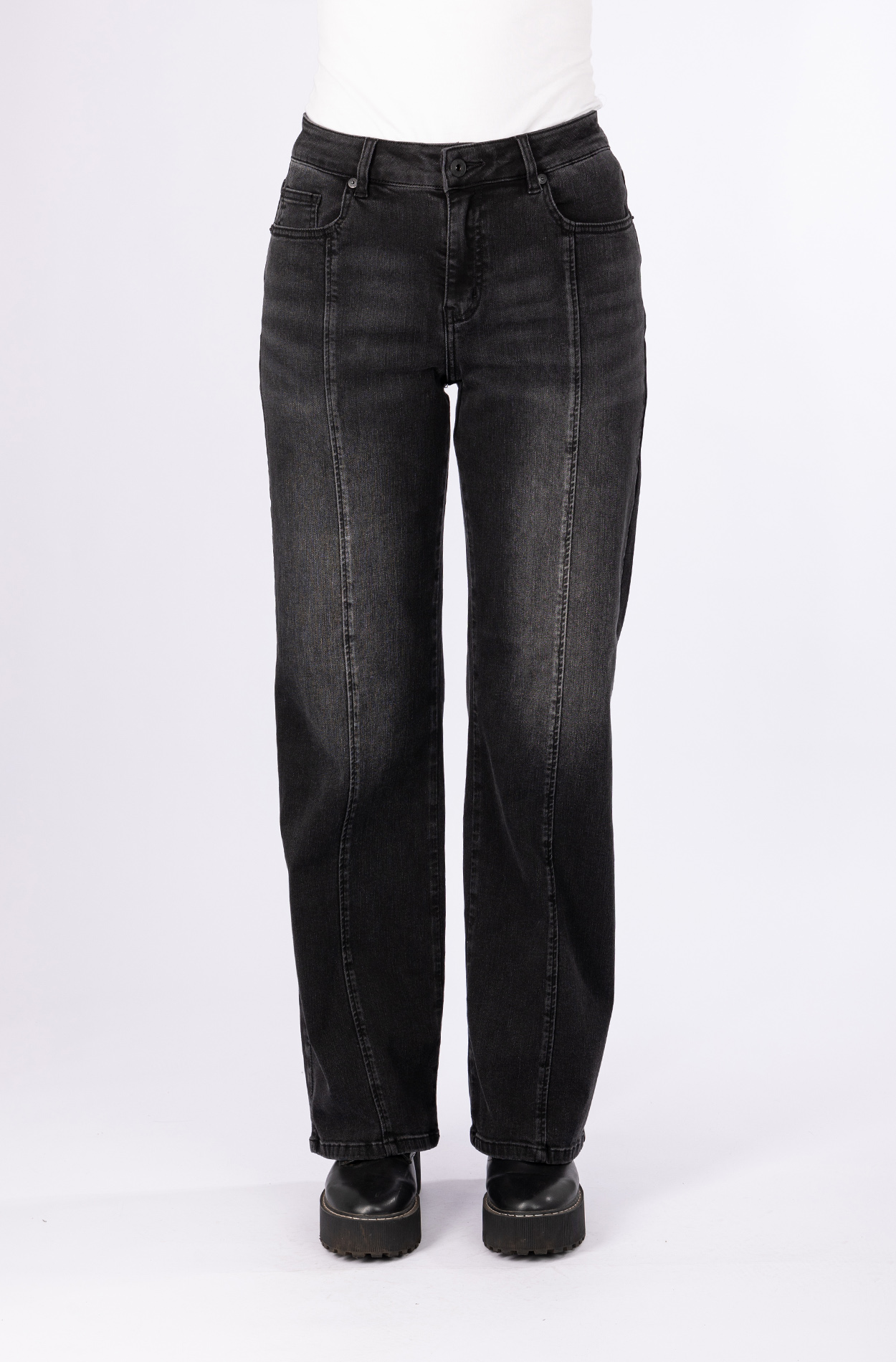 57Mara, Wide-Leg-Jeans, 5-Pocket-Style