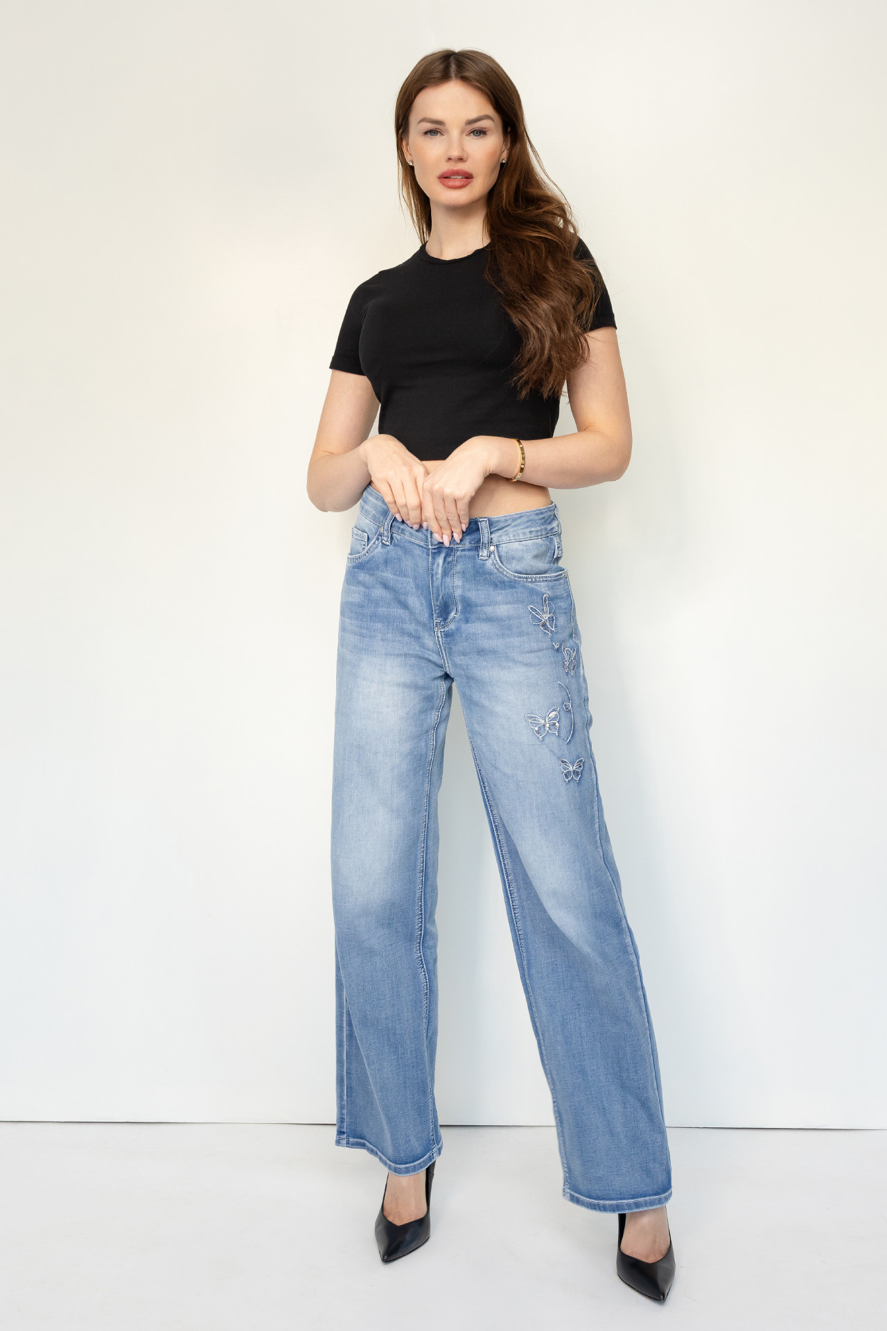 57Zoe 30998X | Wide Leg | Blue