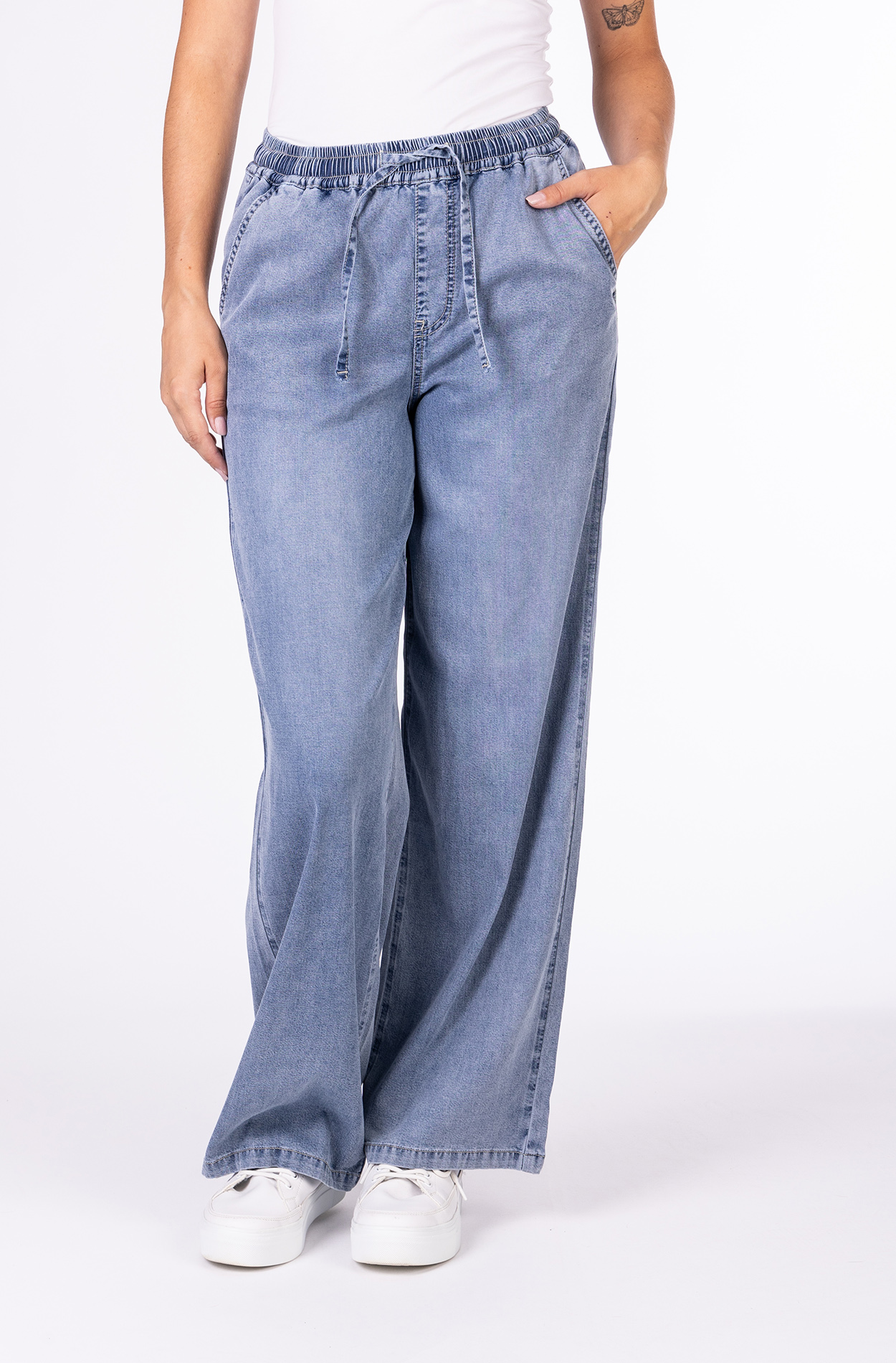 57Sara 11625X | Wide Leg | Light Blue