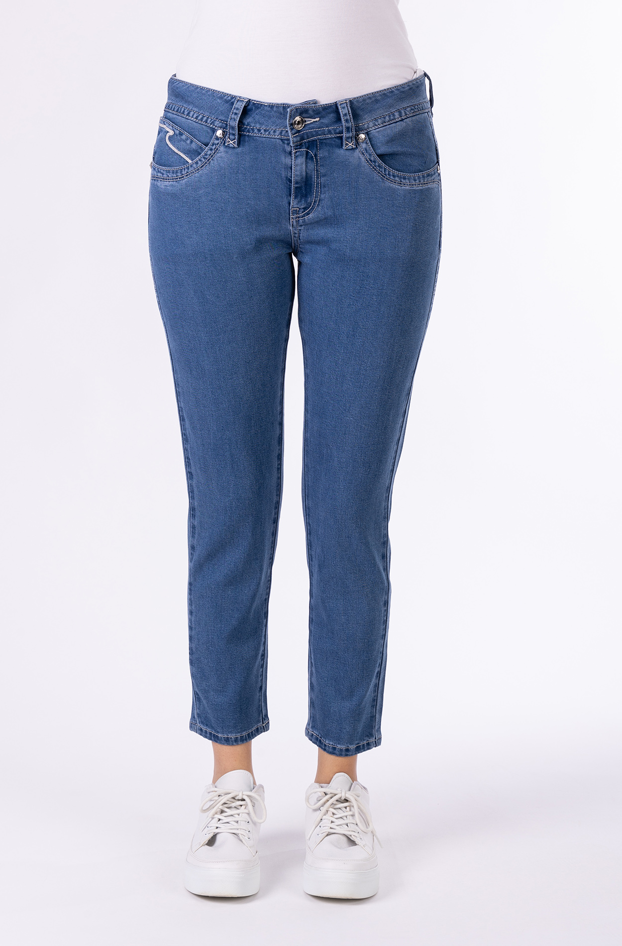 7Charlotte 11649X | 7/8 | Skinny Fit | Blue 