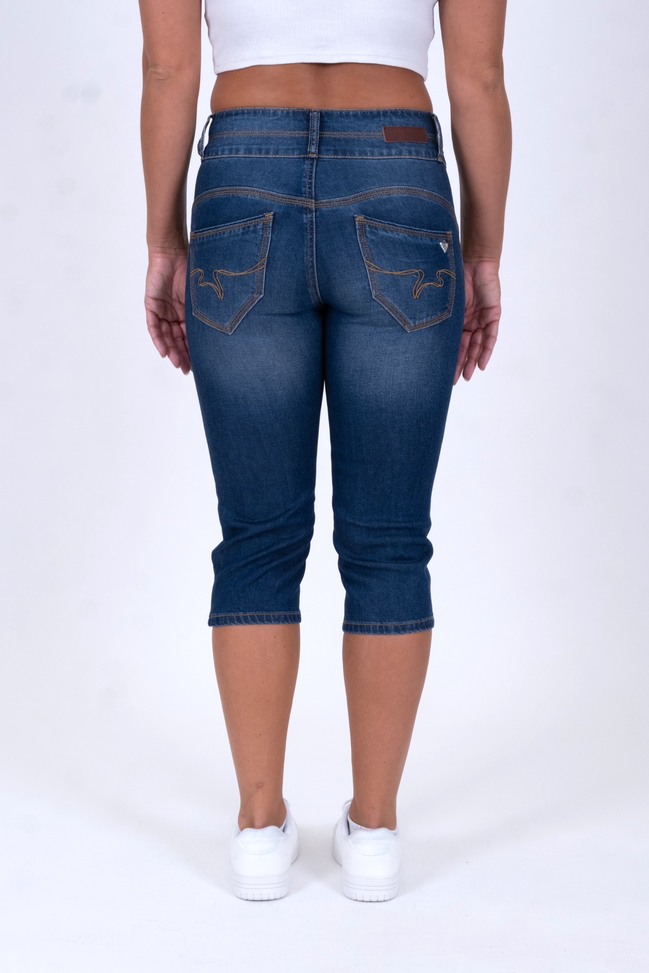 57Tamara 30924X | Slim Fit | Capri | Blue 57Tamara 30924X | Slim Fit | Capri | Blue