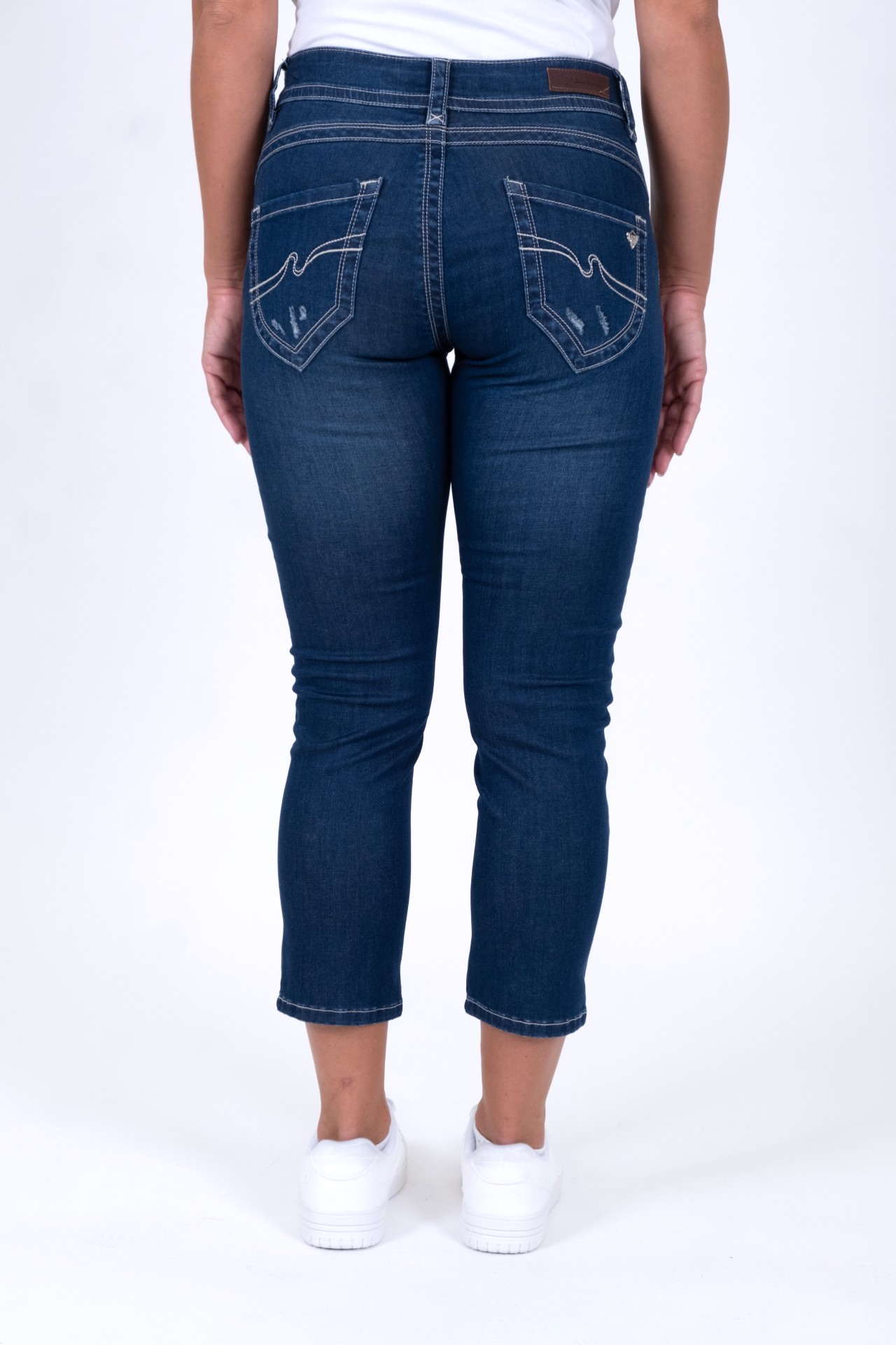 Charlotte 11477X | Slim Fit | 7/8 | Dark Blue Charlotte 11477X | Slim Fit | 7/8 | Dark Blue