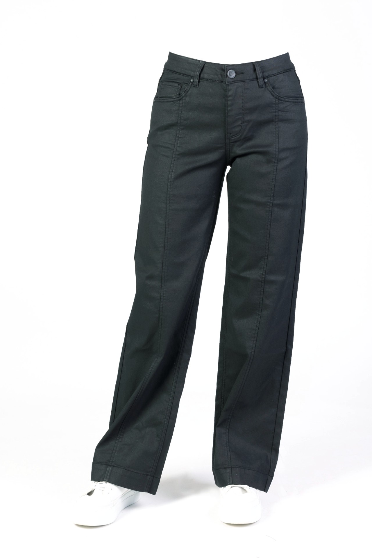 Blue Monkey, Wide-Leg-Hose, 57Zoe 31064Y, Beschichtet