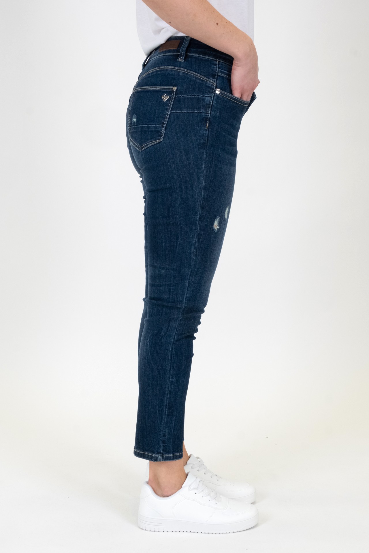 57Eliza 11542Y | Slim Fit | Cropped | Blue