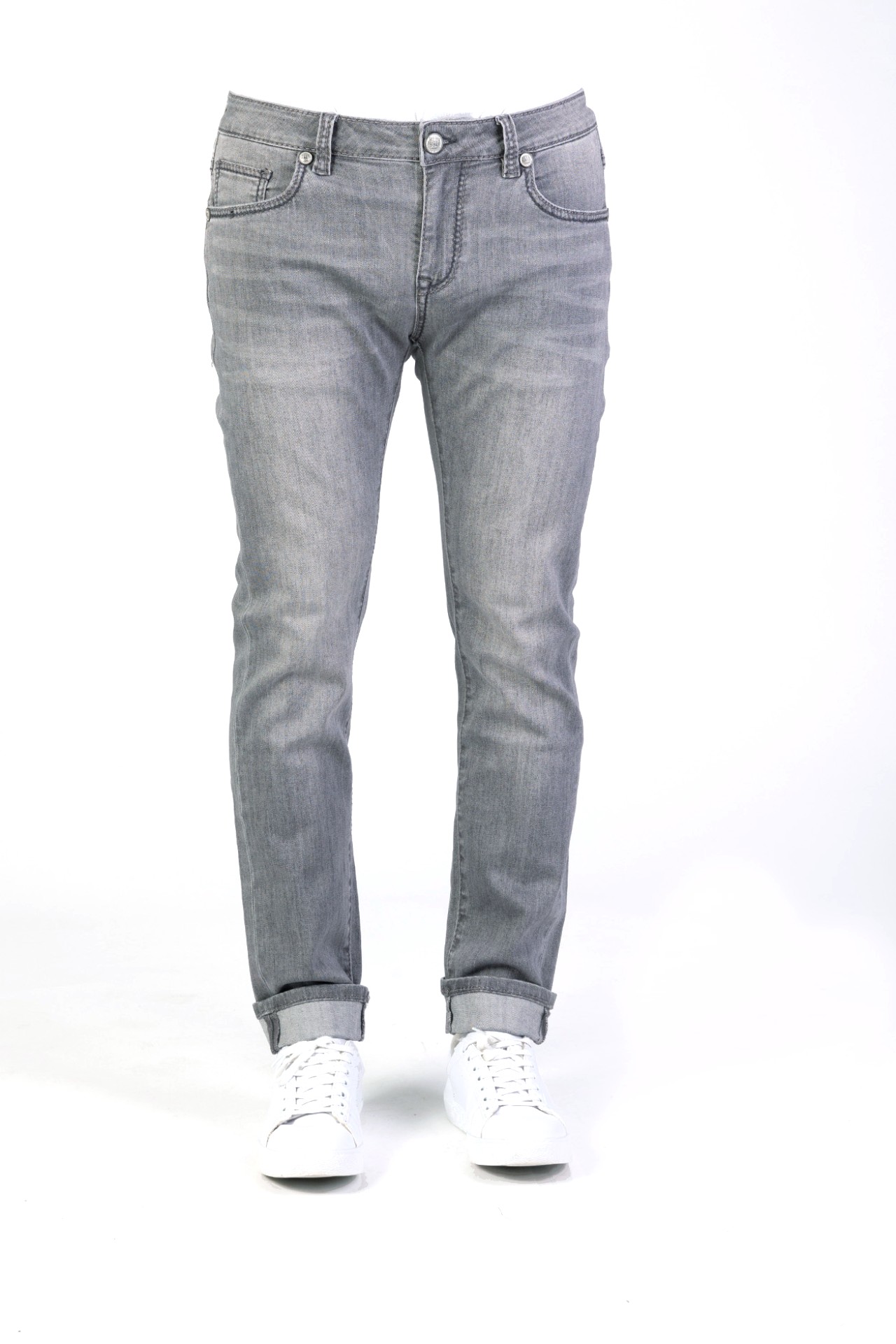 Blue Monkey, Slim-Fit-Jeans, 57Gordan 40139Y, Dicke Kontrastnähte