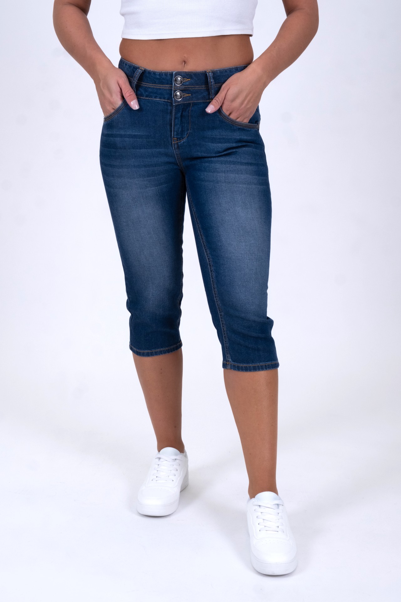57Tamara 30924X | Slim Fit | Capri | Blue 57Tamara 30924X | Slim Fit | Capri | Blue