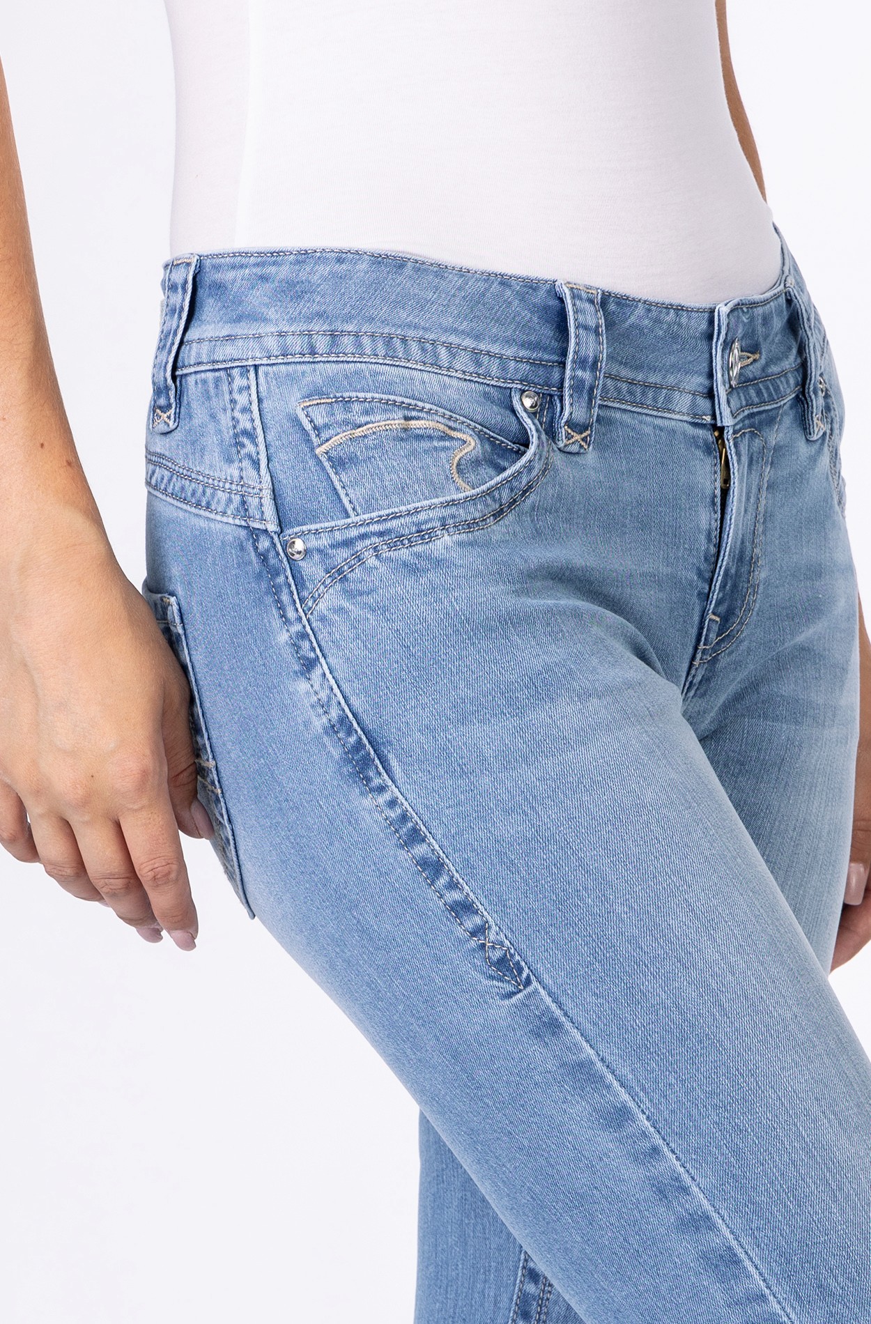 7Charlotte 31010X | 7/8 | Skinny Fit | Light Blue
