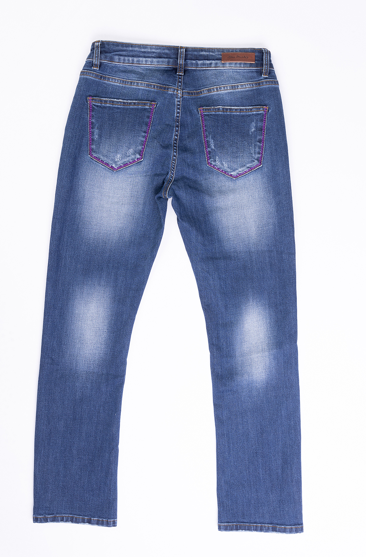 Vivi 11369Y | Cropped | Straight Fit | Blue