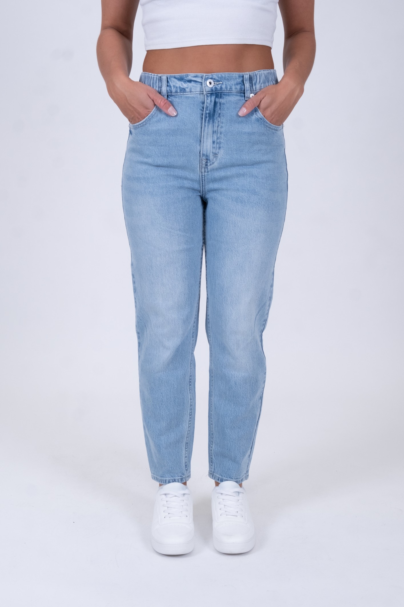 Alma 11446X | High Waist| Cropped | Light Blue Alma 11446X | High Waist| Cropped | Light Blue
