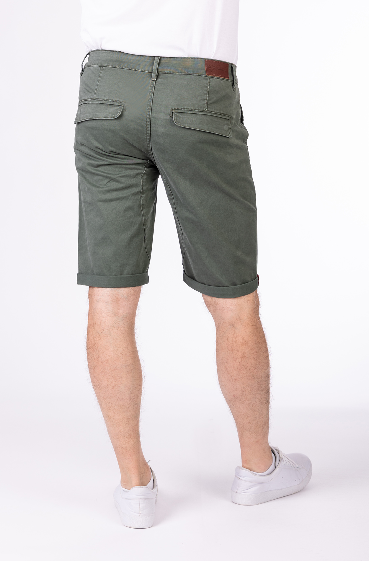 57Theo 40133X | Chino-Shorts| Olive