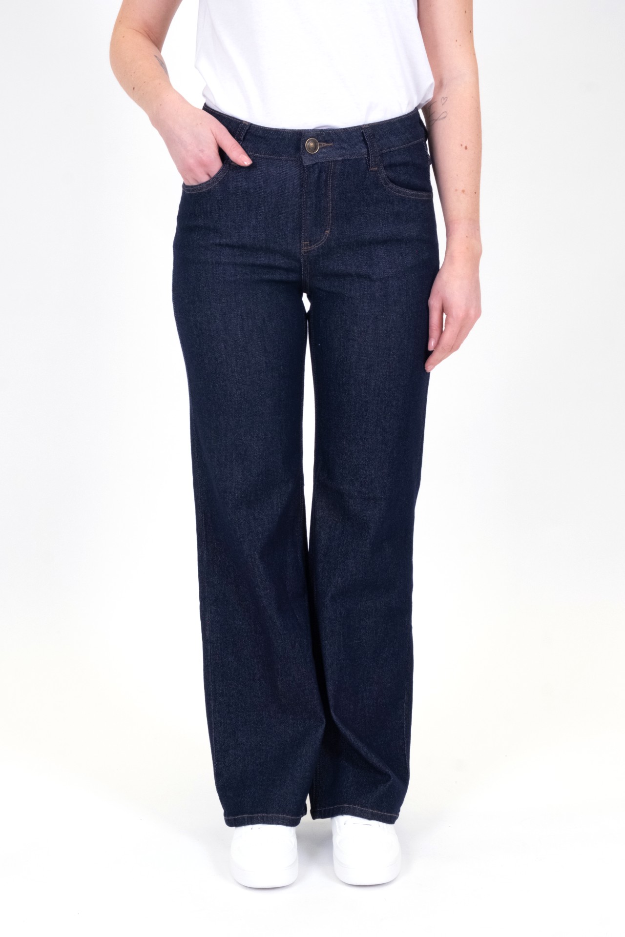 57Zoe 30959Y | Wide Leg | Raw Denim 