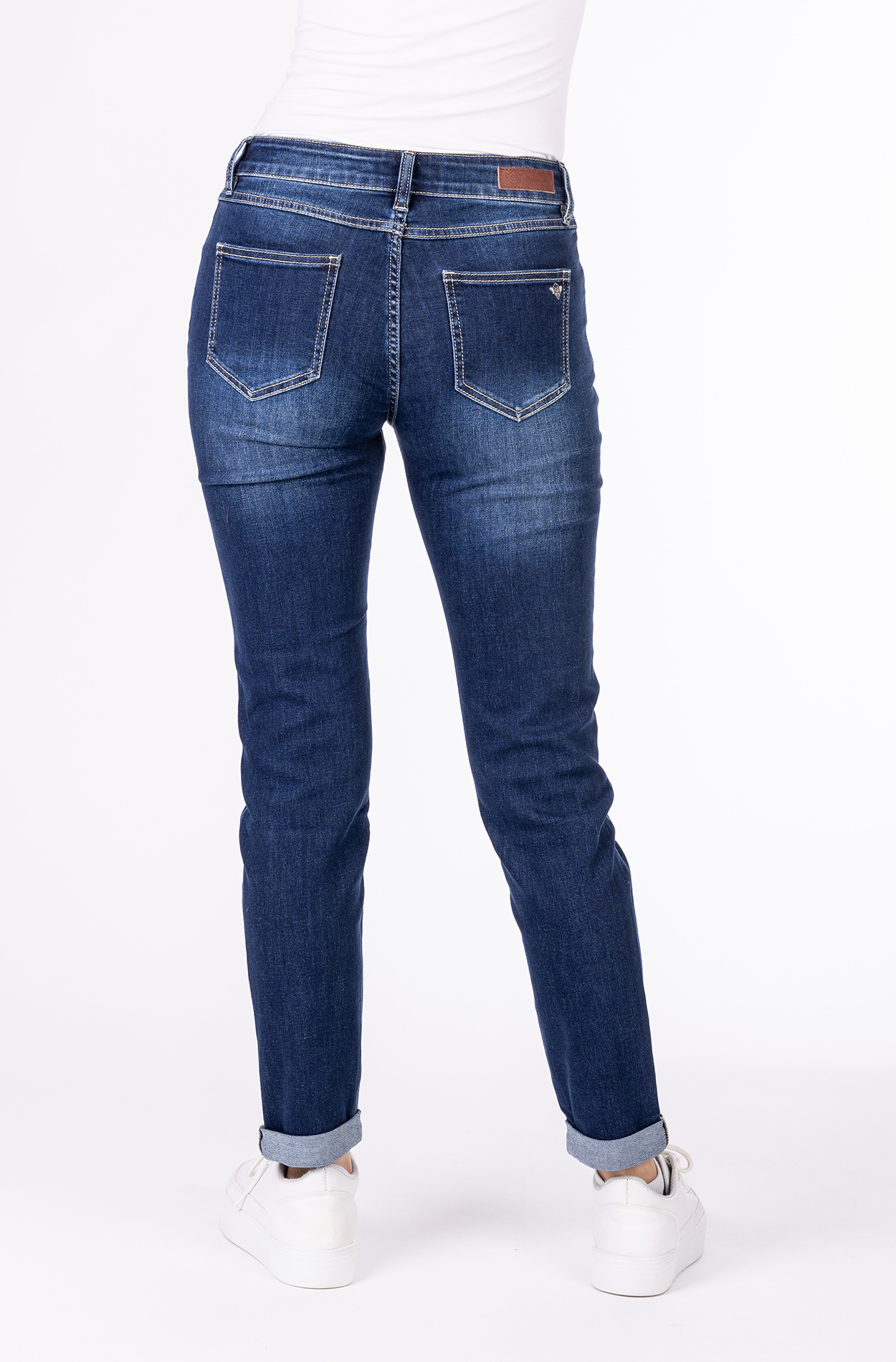 57Hannah 30836B | Basic | Mom Fit | Light-/ Mid- oder Dark Blue