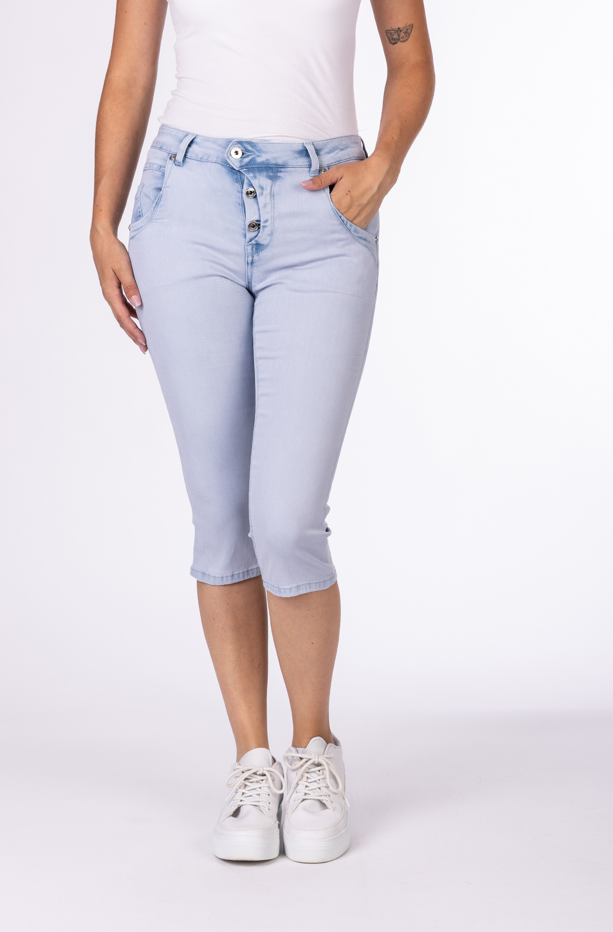 57Manie 11630X | Slim Fit | Capri | Light Blue