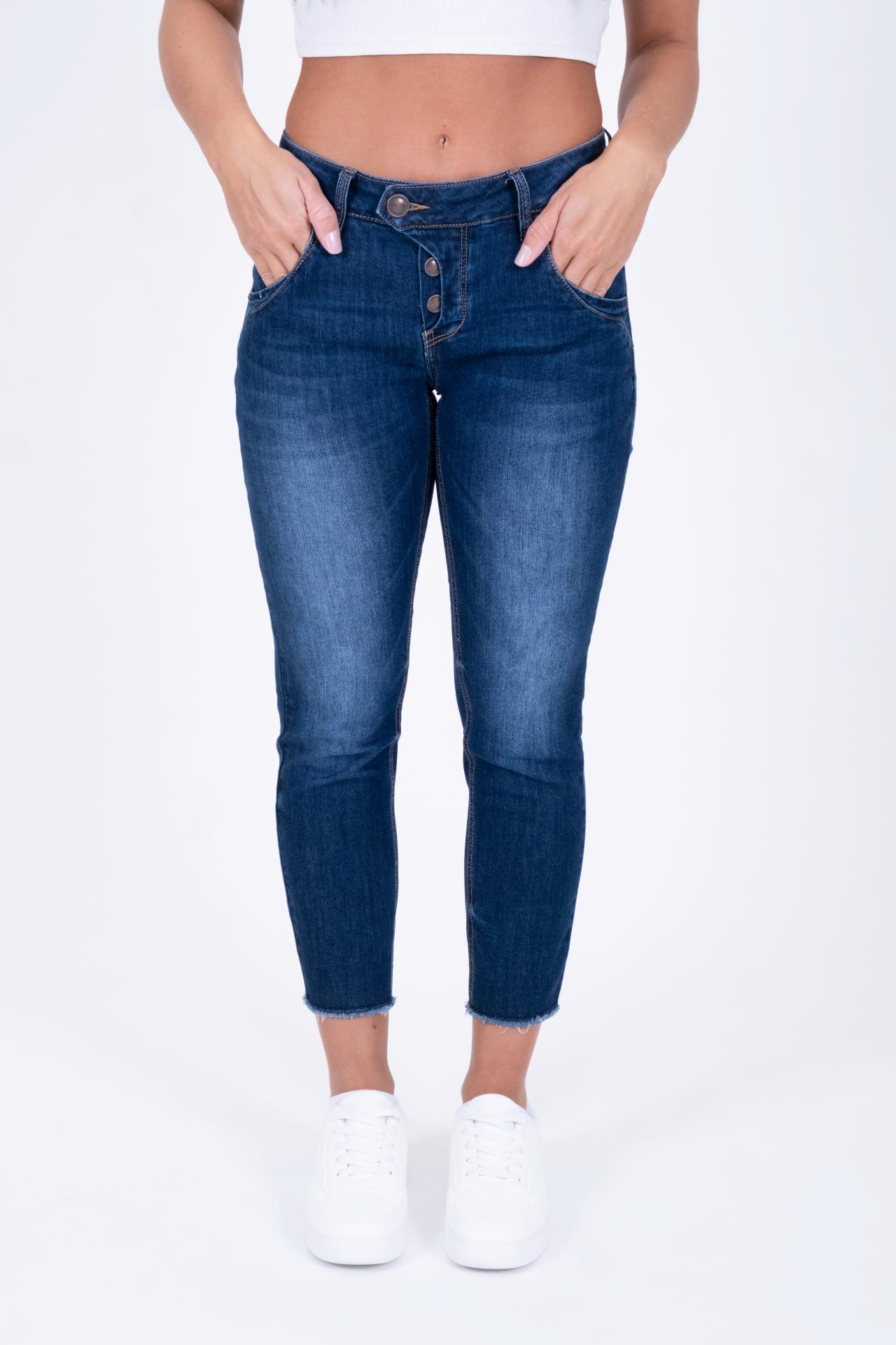 Manie 30907X | Skinny Fit | 7/8 | Blue