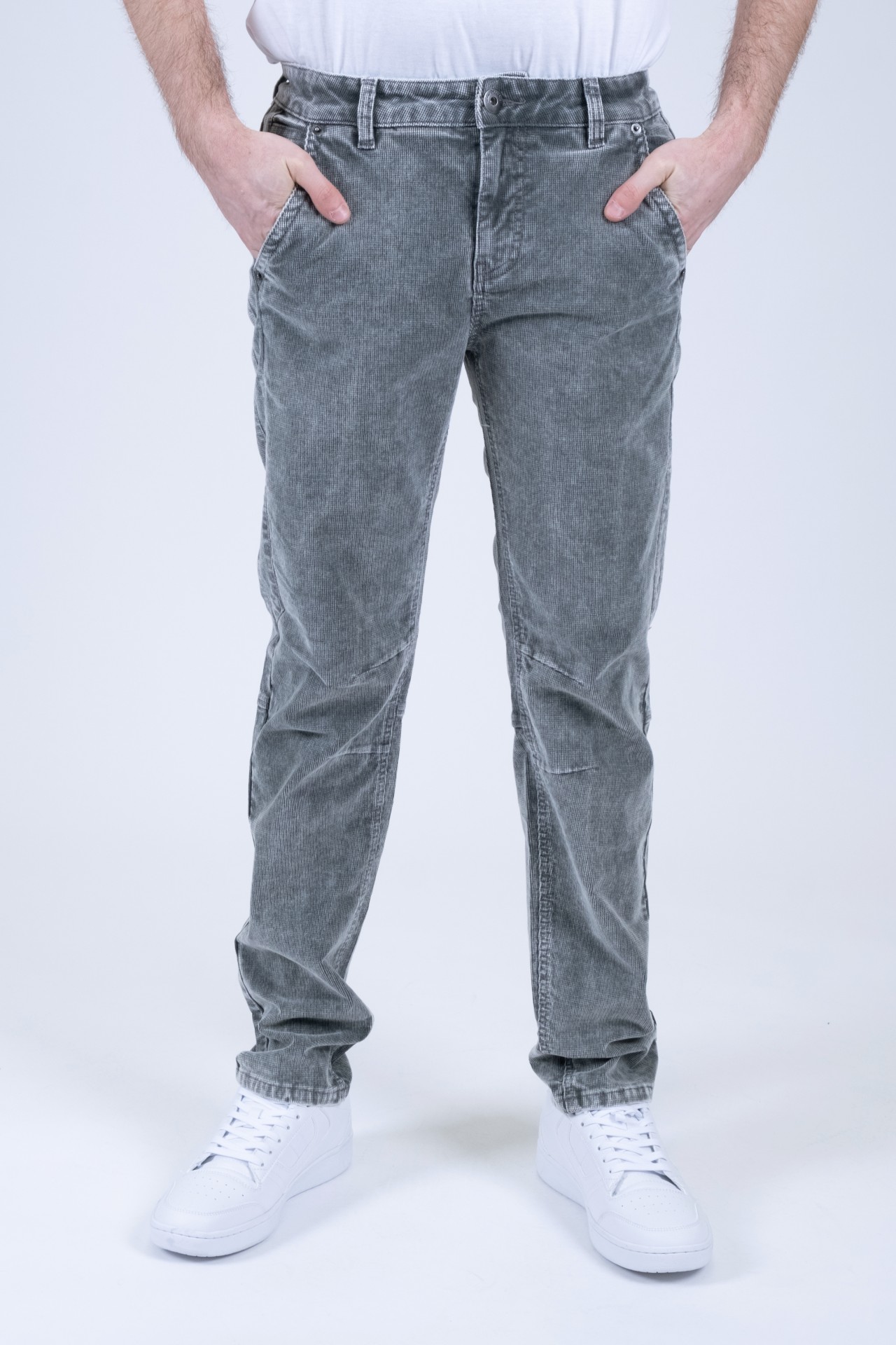 57Jan 40110Y | Slim Fit | Cord | Grey