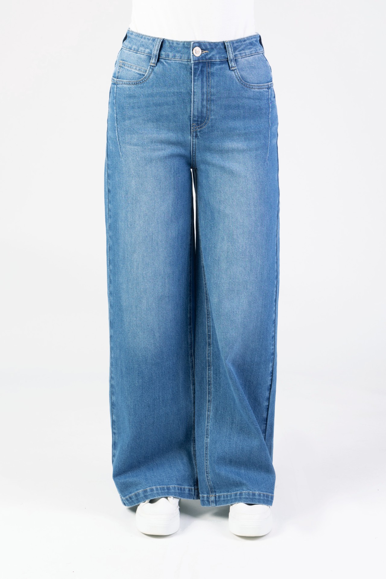 Blue Monkey, Wide-Leg-Fit-Jeans, 57Giulia 31025Y, Palazzo Style 