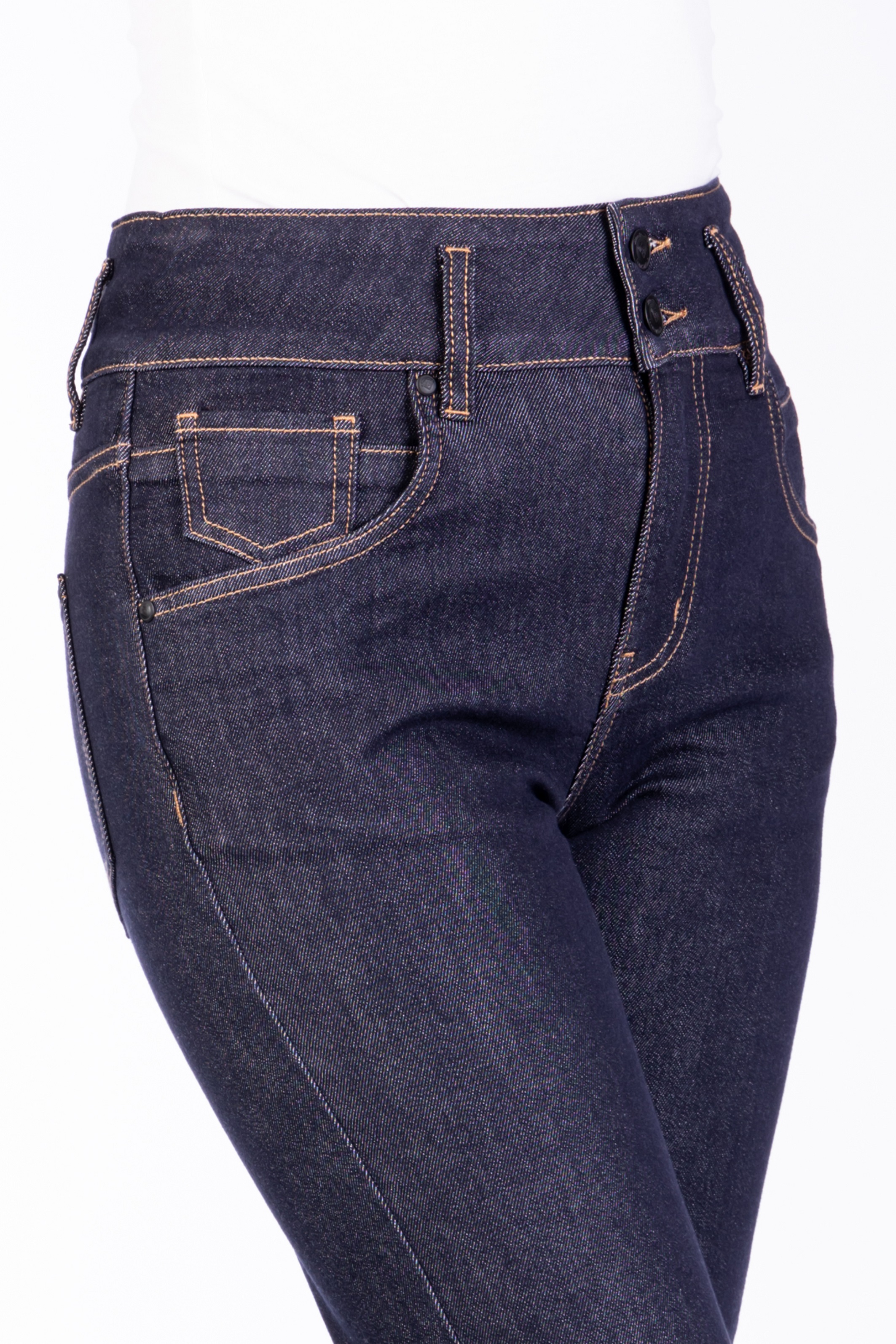 Ayla 30766Y | Slim Fit | Cropped | Raw Denim