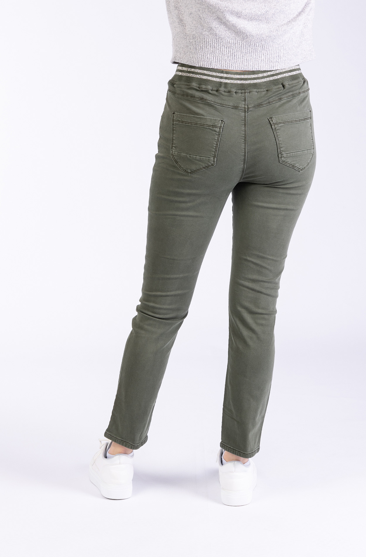 Cici11375haas0013bluemonkey Cici 11375Y - Non Denim/Jogpant/Shining Silver Details