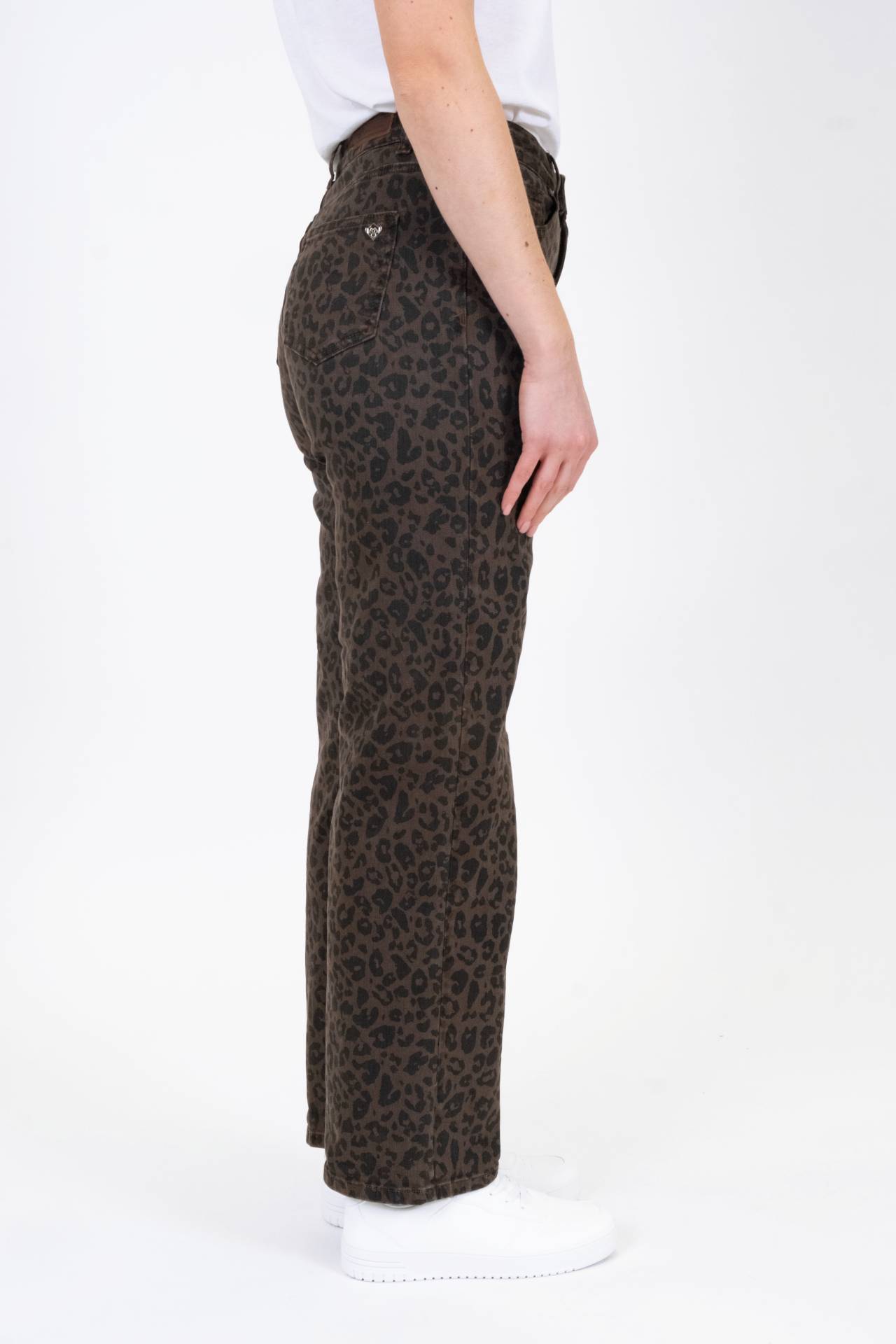 57Liz 11566Y | Wide Leg | Leo Print