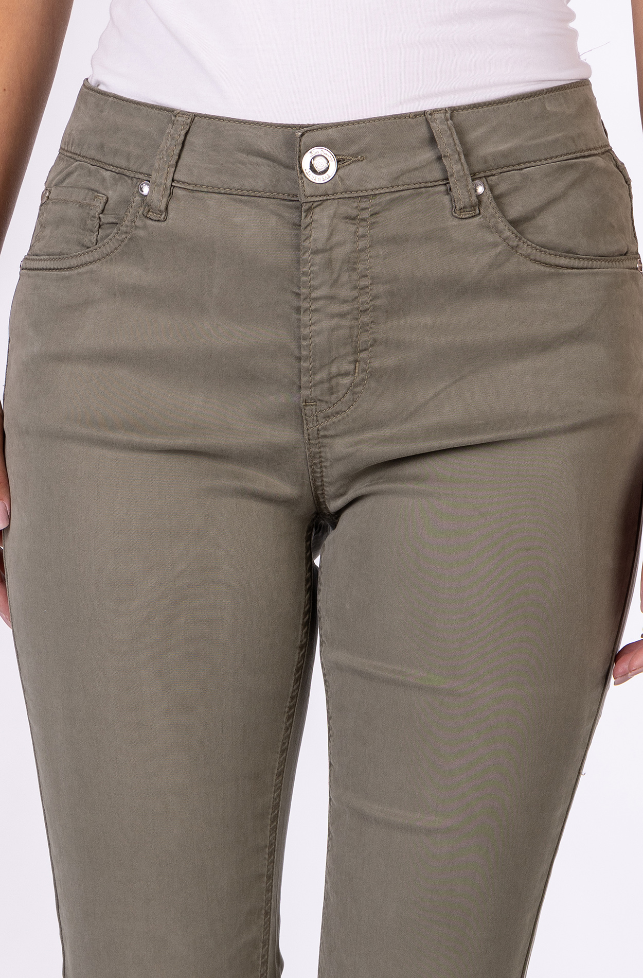 Blue Monkey, Slim-Fit-Hose, Hannah 31019Y, Capri 