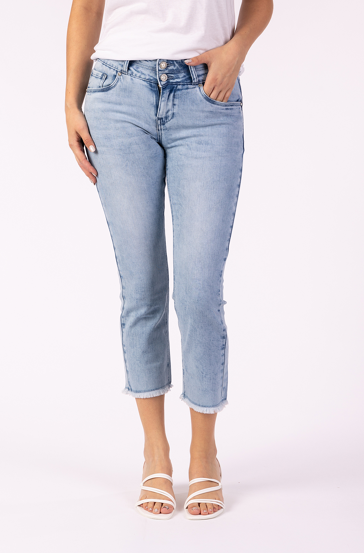 Tamara 30743X | 7/8 | Open Hem | Light Blue