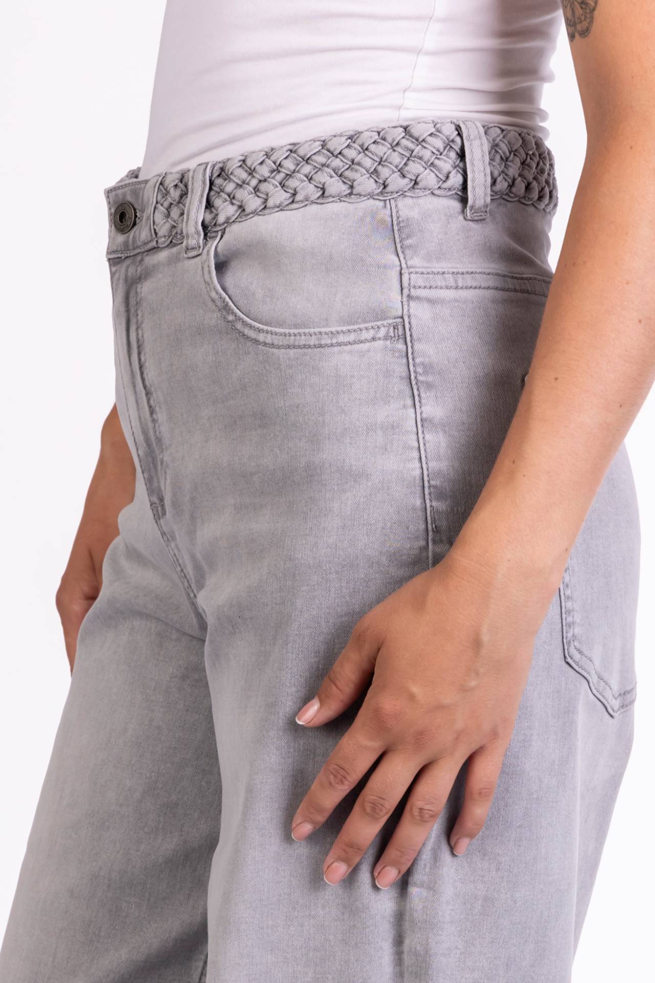 57Emma 11614X | Wide Leg | Grey